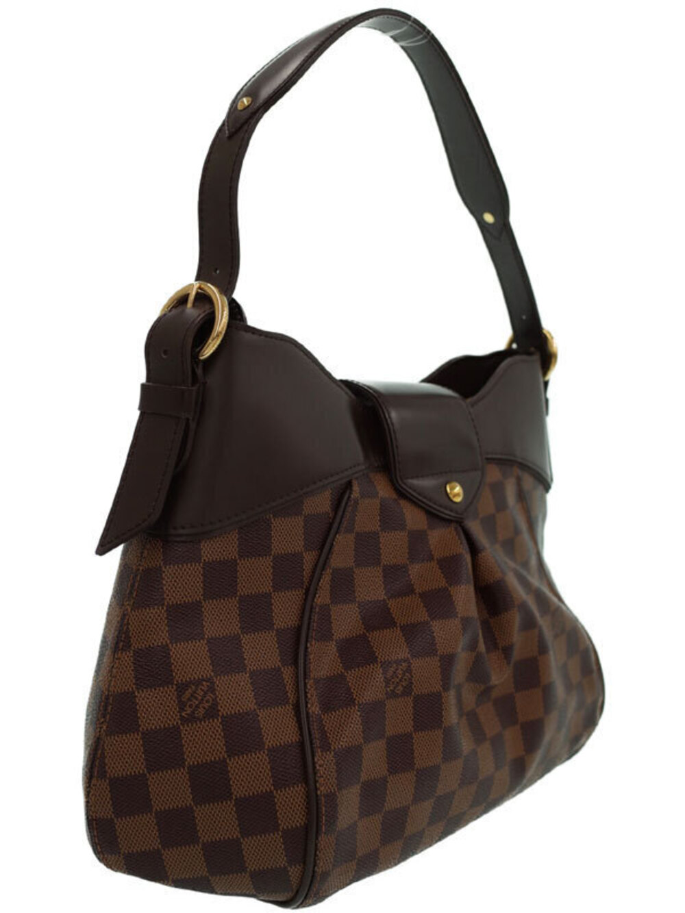 Louis Vuitton Shoulder Bag Sistina Damier Brown
